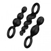 Набір анальних пробок Satisfyer Plugs 3 шт Чорний (SO2323)