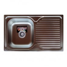 Кухонна мийка Platinum 7848 Decor (19826)
