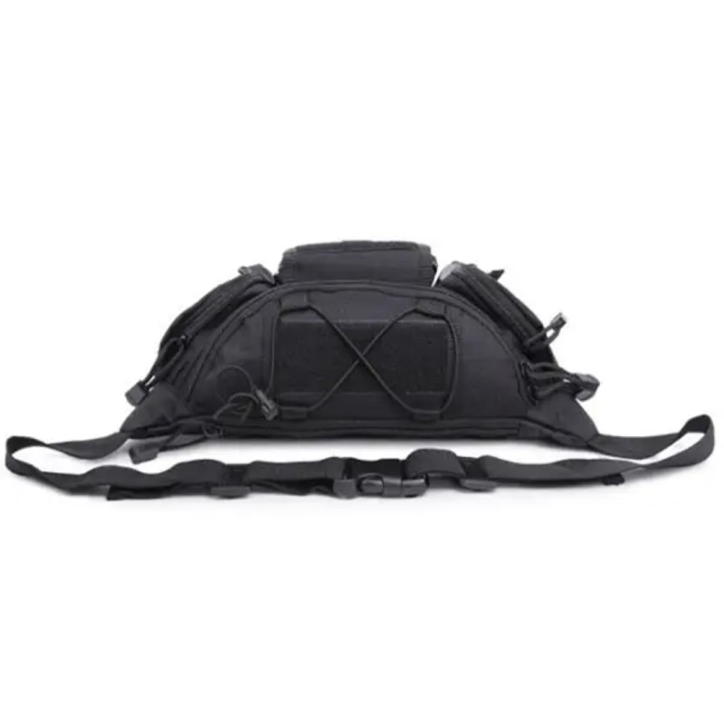 Сумка тактична поясна Military 35х17х10 см Чорний