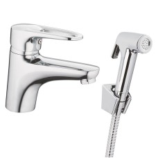 Змішувач для умивальника Haiba OPUS 001 із виходом для гігієн. лійки (HB0682)