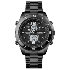 Чоловічий наручний годинник Skmei 1670 Чорний