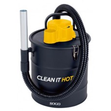 Пилосос для камінів і мангалів SOGO ASP-SS-16130 1200 Вт Чорний (69826316)