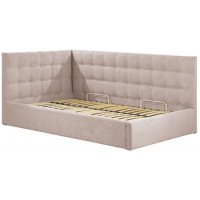 Ліжко Richman Chester з боковою спинкою Comfort 120 x 200 см Rosto 13 Мокко