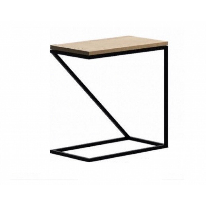 Приставний столик у стилі Loft NS-1505 530x500x300 мм Черный