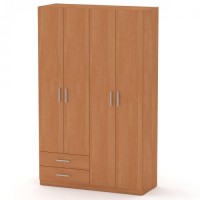 Шафа для речей Компаніт 14 120х46.4х195 см Бук Шафа для речей Компаніт 14 120х46.4х195 см Бук