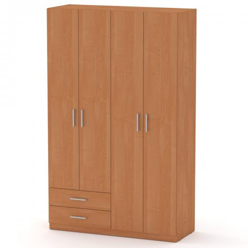 Шафа для речей Компаніт 14 120х46.4х195 см Бук Шафа для речей Компаніт 14 120х46.4х195 см Бук