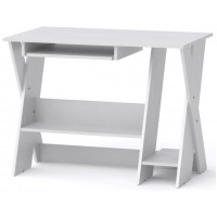 Стіл комп'ютерний СКМ-4 Компаніт Німфея альба (100х59х75 см) Стіл комп'ютерний СКМ-4 Компаніт Німфея альба (100х59х75 см)