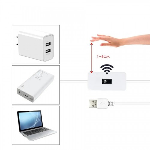 Світлодіодна стрічка з датчиком руху Inspire LED USB 5V 12W 6000К холодний 3m 180led Світлодіодна стрічка з датчиком руху Inspire LED USB 5V 12W 6000К холодний 3m 180led