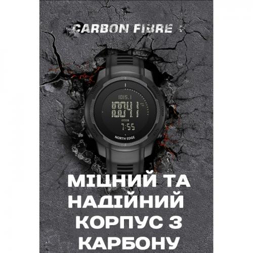 Наручний годинник чоловічий з компасом North Edge Vertico Чорний (3107) Наручний годинник чоловічий з компасом North Edge Vertico Чорний (3107)