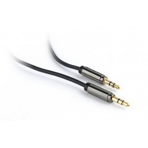 Аудіо-кабель Cablexpert (CCAP-444-0.75M), 3.5мм-3.5мм, 0.75м, чорний в інтернет супермаркеті PbayMarket!