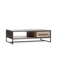 Кавовий журнальний столик у стилі Loft NS-656 430x1350x650 мм Черный