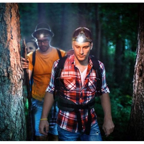 Налобний акумуляторний ліхтар X-BALOG OMERIL LD070 T6 Zoom