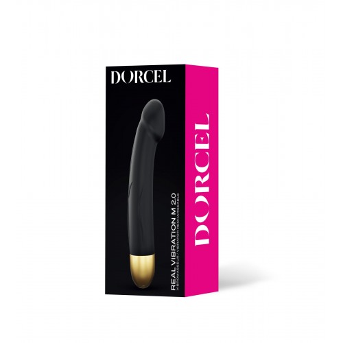 Вібратор Dorcel Real Vibration M Gold 2.0, діаметр 3,7см, перезаряджається, для точки G в інтернет супермаркеті PbayMarket!