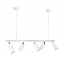Люстра підвісна MSK Electric Tube в стилі лофт із поворотними плафонами NL 2450-5 WH