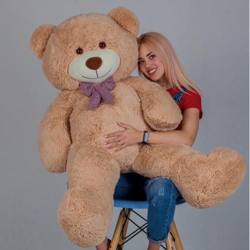 Плюшевий ведмедик Mister Medved Тедді 150 см Латте (144) Плюшевий ведмедик Mister Medved Тедді 150 см Латте (144)