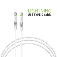 Кабель Intaleo CBFLEXTL1 USB Type-C-Lightning 1.2м White (1283126504099)