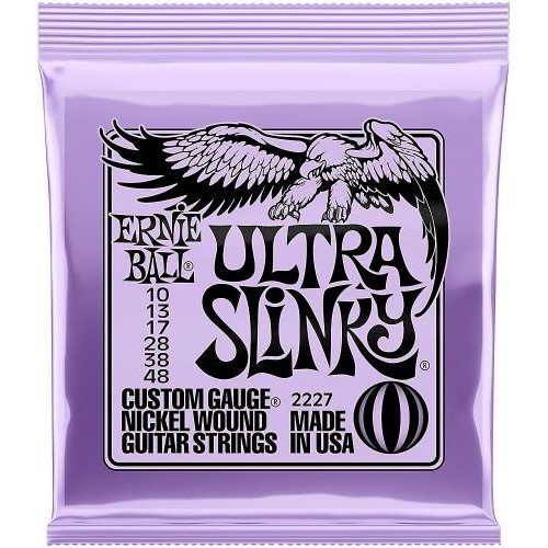 Струни для електрогітари Ernie Ball 2227 Ultra Slinky Nickel Wound 10/48 Струни для електрогітари Ernie Ball 2227 Ultra Slinky Nickel Wound 10/48