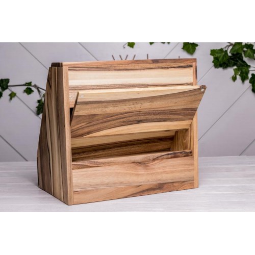 Скринька з подушечками для 6 годинників ecoWalnut 32.2х34.6х22.8 см Скринька з подушечками для 6 годинників ecoWalnut 32.2х34.6х22.8 см