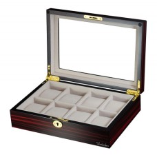Шкатулка для зберігання годинників Salvadore WB/2105/8.E Бордовий
