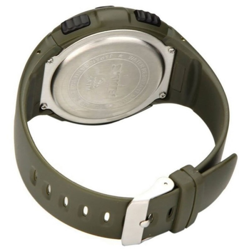 Чоловічий спортивний наручний годинник на сонячній батареї Skmei 1405 Solar Зелений (1591281496)