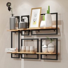 Настінна полиця в стилі Loft NS-1062 780x1200x250 мм Черный