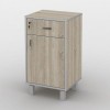 Тумба офісна Тиса Мебель ТМ-110 1 Сонома 75x35x40 см