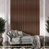 Декоративна стінова рейка Sticker Wall PS 2900x120x12 мм Коричневий (SW-00002131)