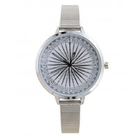 Наручний годинник жіночий Quartz Travel Compass silver (hub_jhc5q5)