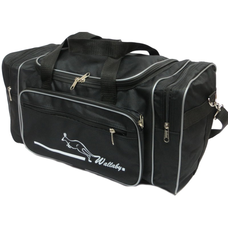 Дорожня сумка Wallaby 2686 22л 21х25х45 см Чорний (564782244)