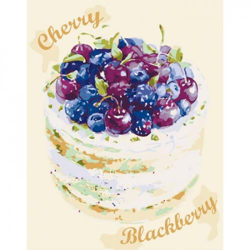 Картина за номерами Ідейка Натюрморт Ягода насолоди 40х50 см (KHO5514)