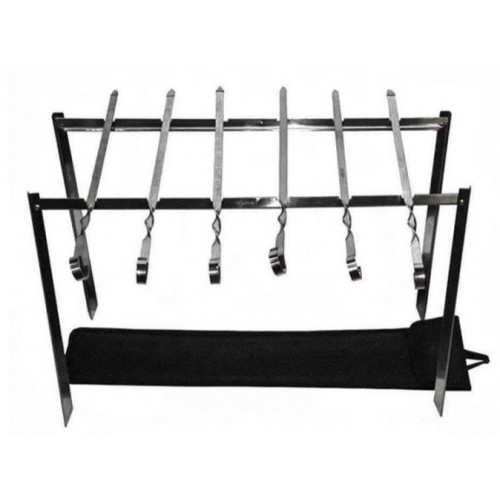 Барбекю-набір міні-мангал та 6 шампурів Stenson MH-0158 50*0.15см 60см (300918) Барбекю-набір міні-мангал та 6 шампурів Stenson MH-0158 50*0.15см 60см (300918)