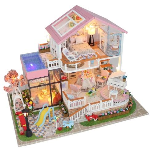 Ляльковий будиночок 3D Румбокс CuteBee DIY DollHouse Вілла (V787SD) Ляльковий будиночок 3D Румбокс CuteBee DIY DollHouse Вілла (V787SD)
