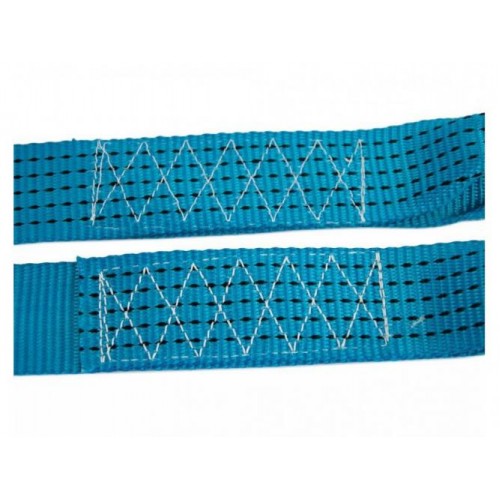 Трос буксирувальний Jianyan 5 метрів 8 тонн з перчатками Blue (3_01676)