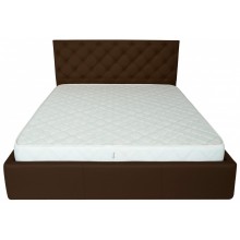 Ліжко Richman Ковентрі 120 х 200 см Флай 2231 A1 З підйомним механізмом та нішою для білизни Темно-коричневе