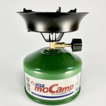 Газовий пальник з п'єзопідпалом Iksa moCamp 15 х 12,5 см Зелений AN 87800
