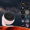 Проєктор-нічник Globe Galaxy Projector 13 в 1 зоряне небо галактика Black-White