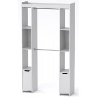 Шафа для речей 16 Компанит Німфея альба (130х42х235 см) Шафа для речей 16 Компанит Німфея альба (130х42х235 см)