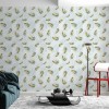 Панель стінова 3D 700х770х4мм папороть на білому тлі (D) Sticker Wall SW-00001981