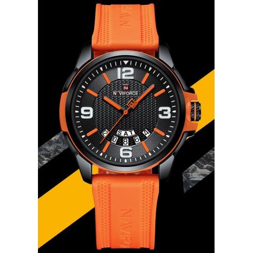 Наручний годинник чоловічий NaviForce Young Orange Чорний (3492) Наручний годинник чоловічий NaviForce Young Orange Чорний (3492)