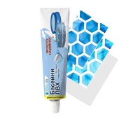 Ремонтний набір для басейнів із ПВХ InPool 33638 (клей 40 г, 3 види латок 10 х 15 см)