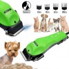 Професійна машинка для стрижки тварин Zoofari DC-38-10W 4 насадки Зелений