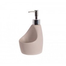 Диспенсер для миючого засобу Niza Beige 350ml з підставкою для губки BonaDi DP218301