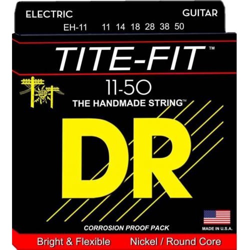 Струни для електрогітари DR EH-11 Tite-Fit Nickel Plated Heavy Electric Strings 11/50 Струни для електрогітари DR EH-11 Tite-Fit Nickel Plated Heavy Electric Strings 11/50