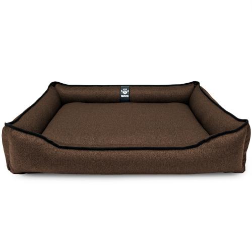 Лежак ліжко для собак всіх порід EGO Bosyak Рогожка L 90x75 Коричневий (спальне місце для великих собак) Лежак ліжко для собак всіх порід EGO Bosyak Рогожка L 90x75 Коричневий (спальне місце для великих собак)