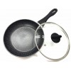 Сковорода з кришкою та мармуровим покриттям Benson BN-570 28 см