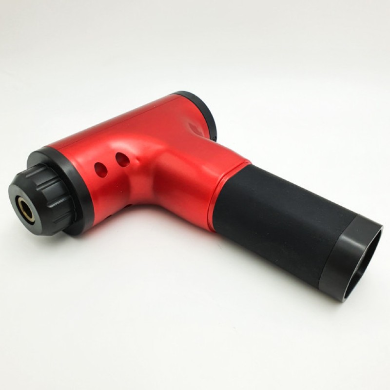 Акумуляторний масажер для тіла 4 насадки Fascial Gun KH-320 Червоний (VD201605935)