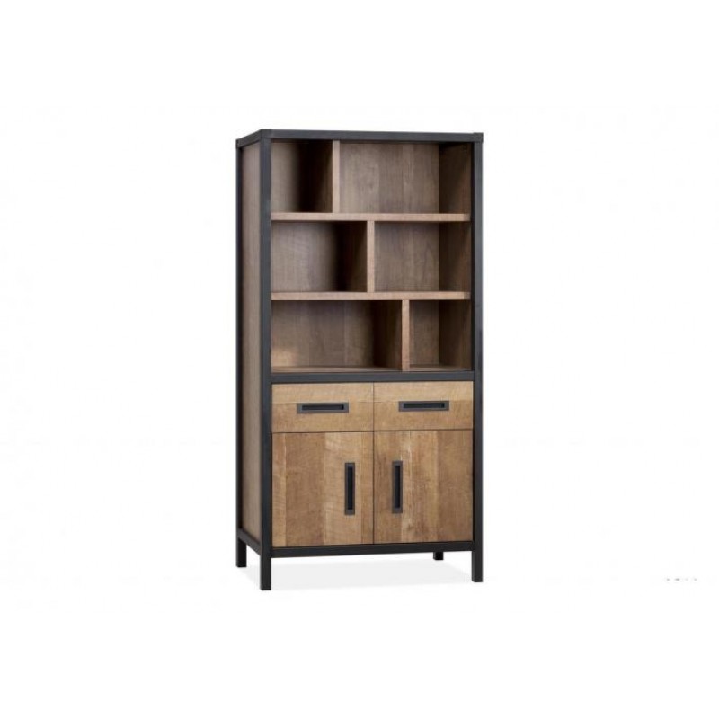 Шафа для зберігання в стилі Loft NS-2252 2000x970x500 мм Черный