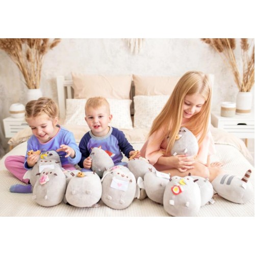 Набір м'яких іграшок S&T Pusheen cat з кексом 23х25 см та 12х15 см (vol-9989) Набір м'яких іграшок S&T Pusheen cat з кексом 23х25 см та 12х15 см (vol-9989)