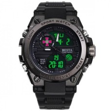 Чоловічий наручний годинник BESTA Tattoo ЗСУ Чорний