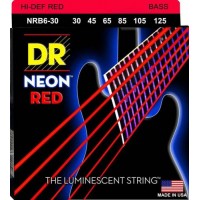 Струни для бас-гітари DR NRB6-30 Hi-Def Neon Red K3 Coated Medium Bass Guitar 6 Strings 30/125 Струни для бас-гітари DR NRB6-30 Hi-Def Neon Red K3 Coated Medium Bass Guitar 6 Strings 30/125